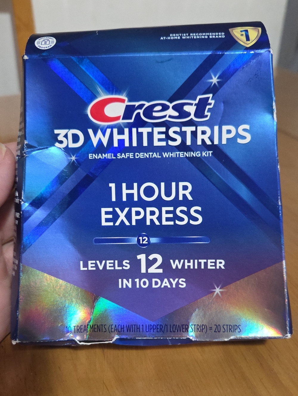 Crest 3D Whitestrips 1 Hour Express